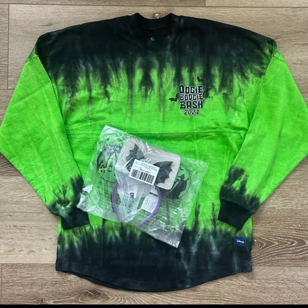 Disney Parks Disneyland DCA‎ Oogie Boogie Bash 2024 Spirit Jersey w/ Ears NEW XS